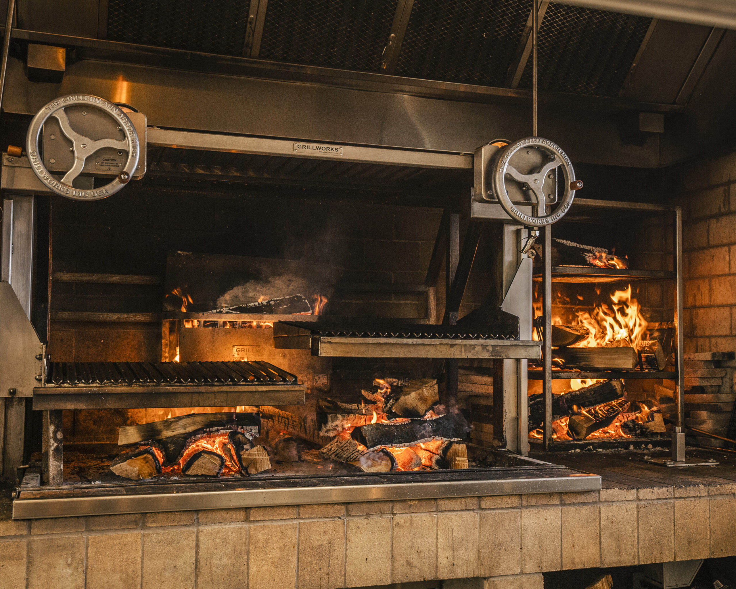 Wood fired grill | Mount Pleasant Vintage & Provisions | Made by Pacific Solutions Contracting